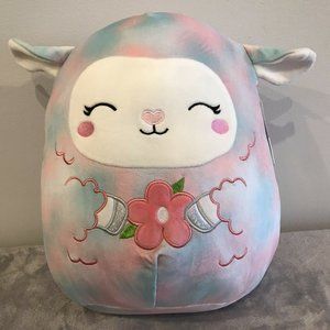 Easter Squishmallow 16” Lula Easter Lamb Plush Hard to Find NWT